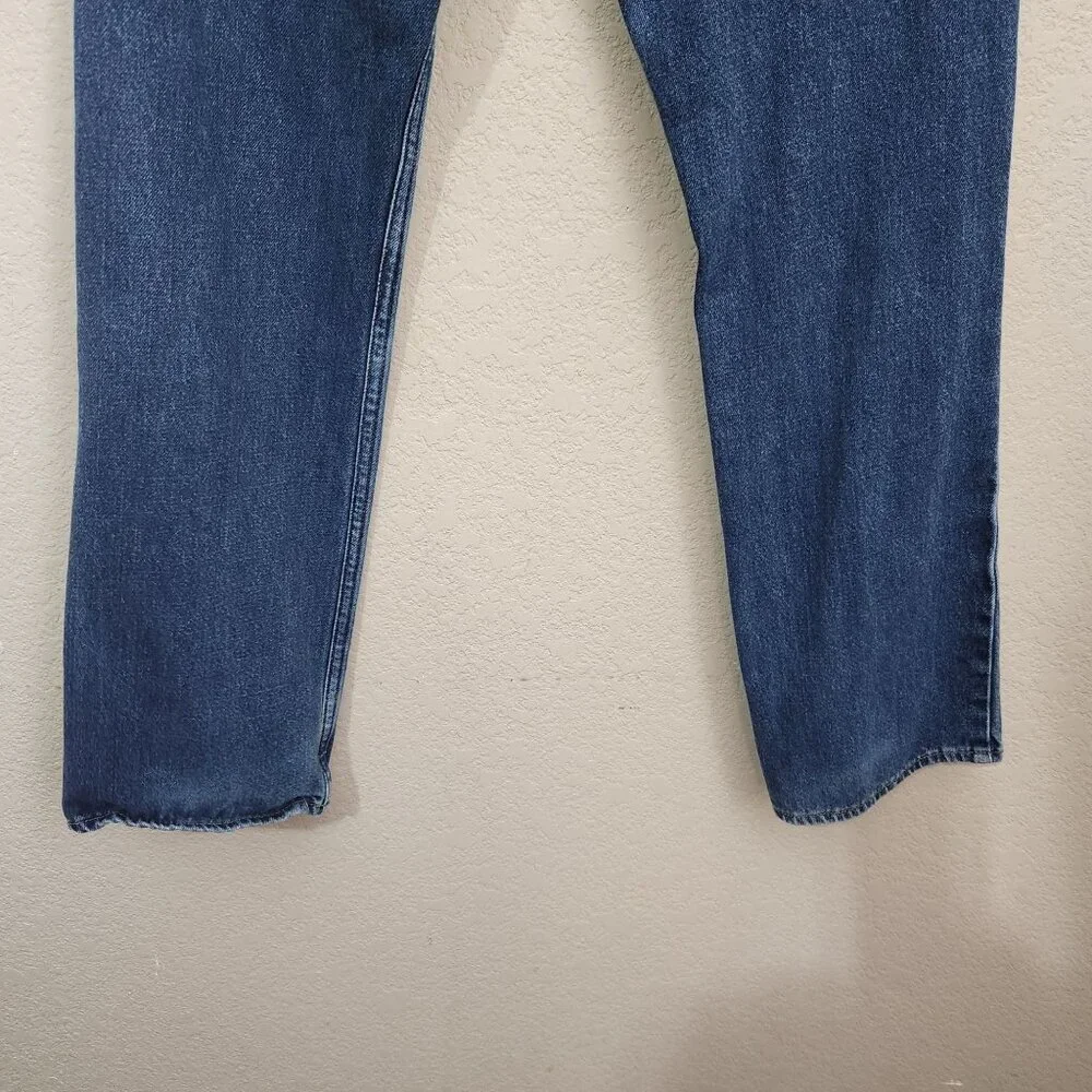 Hollister Mens 29x28.5 Button Fly Straight Leg Denim Jeans